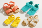 Baby Summer Sandals and Breathable Footwear Display