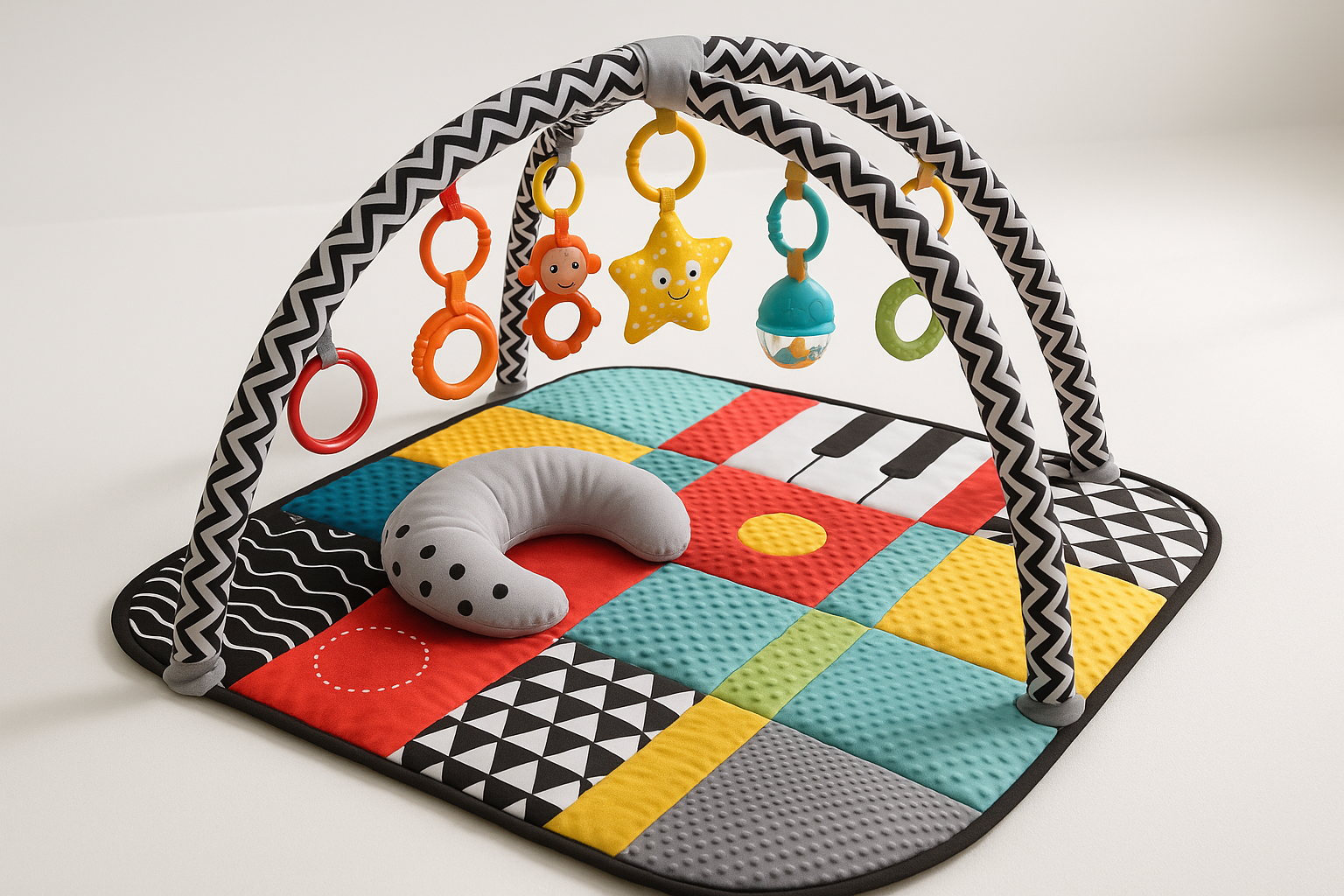 Premium Baby Activity Play Mat - Product Photography