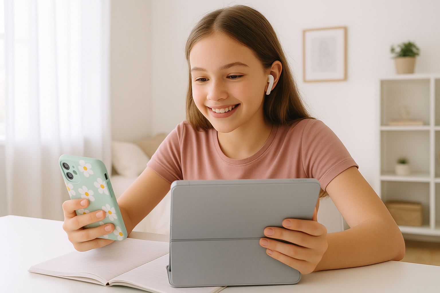 Girls Tech Accessories Set - Lifestyle Photo