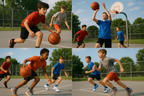 Boys' Basketball Sneakers Collection - Court Action