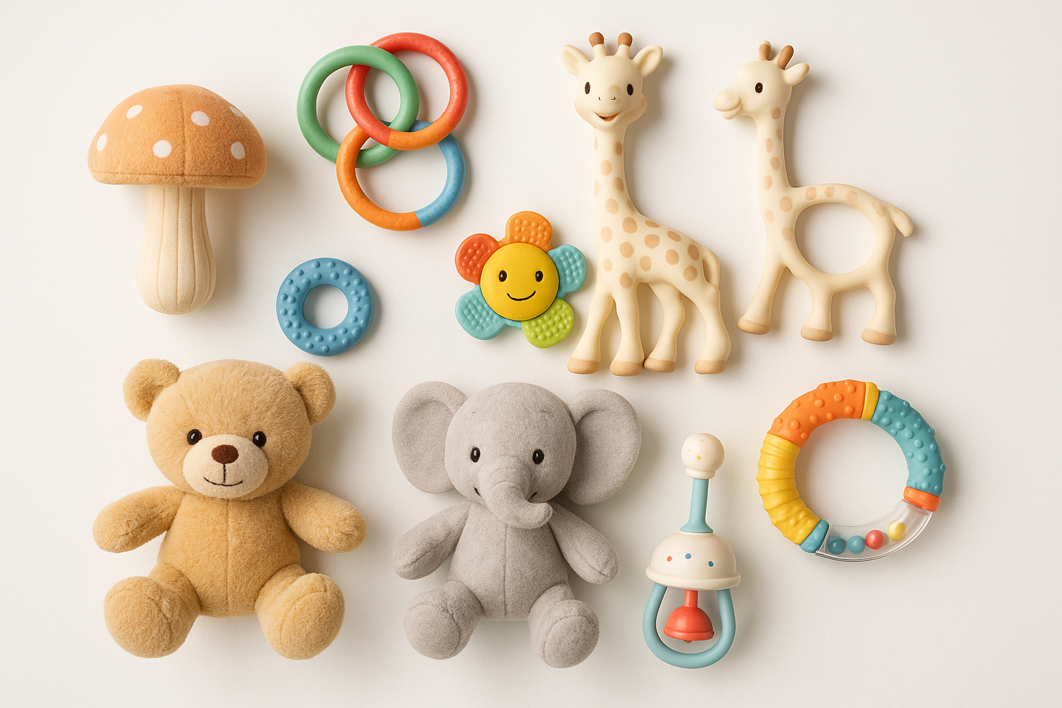 Baby Developmental Toys Collection Product Display