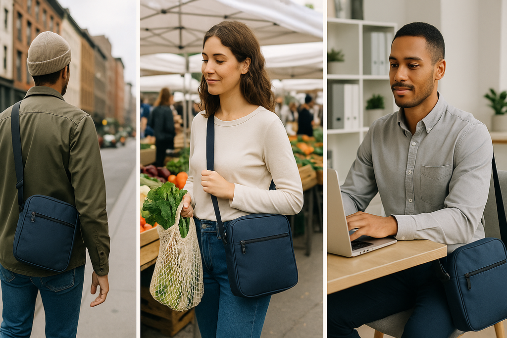All-Gender Versatile Crossbody Bag - Lifestyle Shot