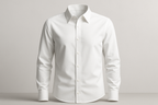 All-Gender Classic Button-Down - Crisp White Front View