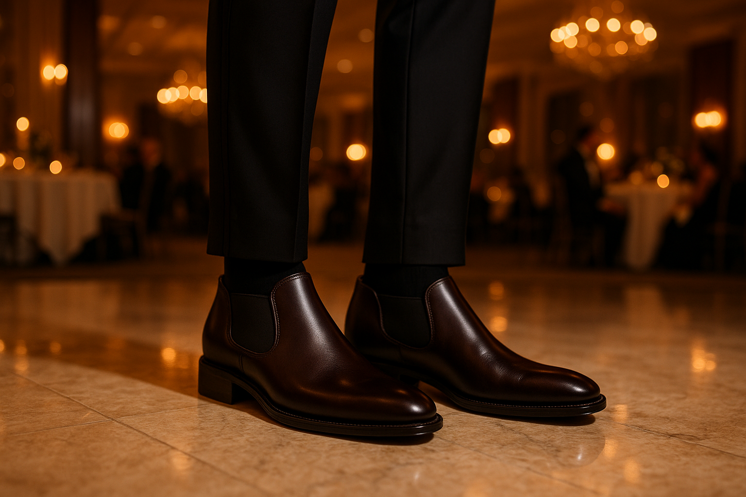 Men's Formal Slip-On Dress Shoes - Lifestyle View