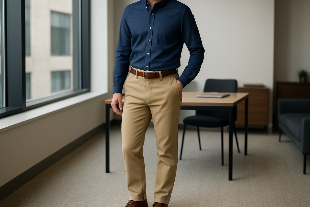 Men's Chino Pants - Smart Casual Setting
