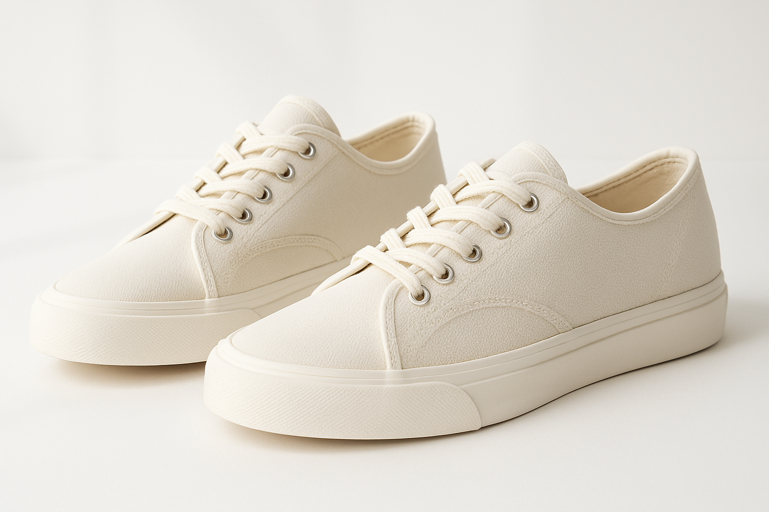 All-Gender Casual Canvas Sneakers - Studio Product Shot