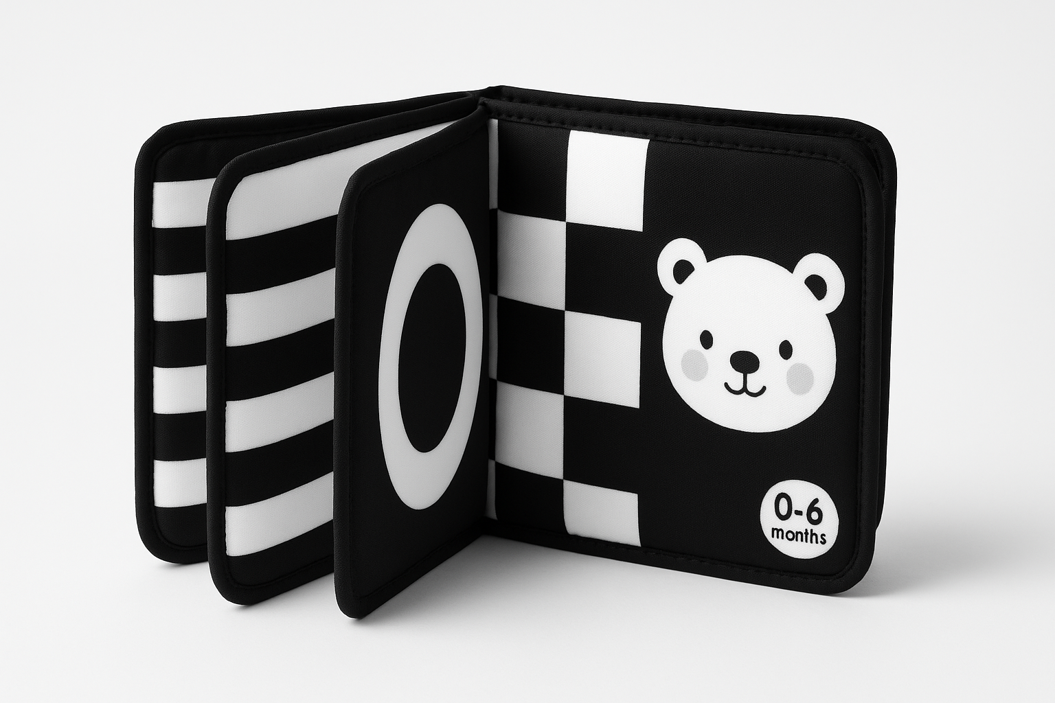 Baby's High-Contrast Visual Book - Product Photo