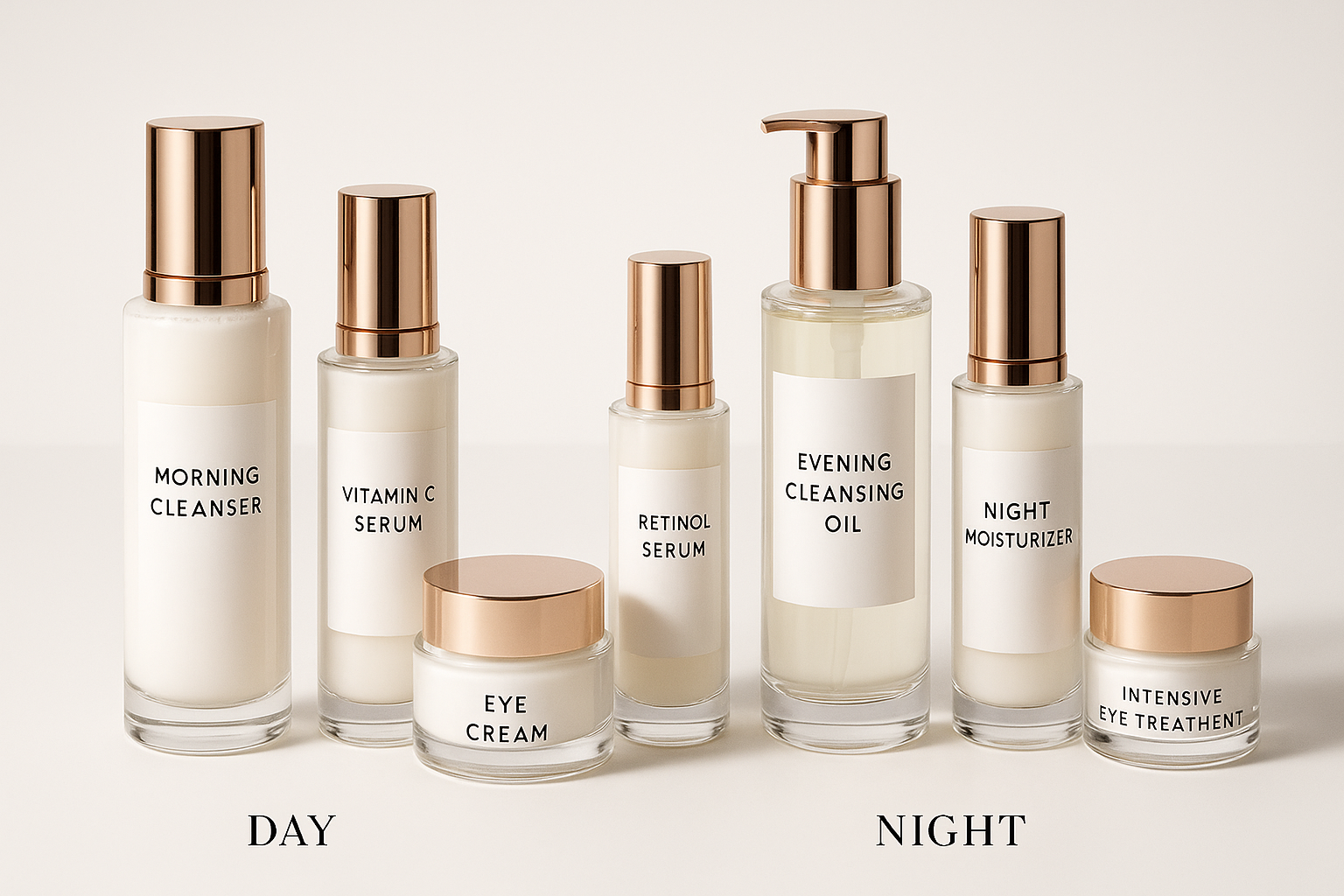 Complete Day & Night Skincare Set - 24-Hour Routine