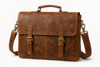 Vintage Distressed Standard 15-inch Executive Messenger Bag