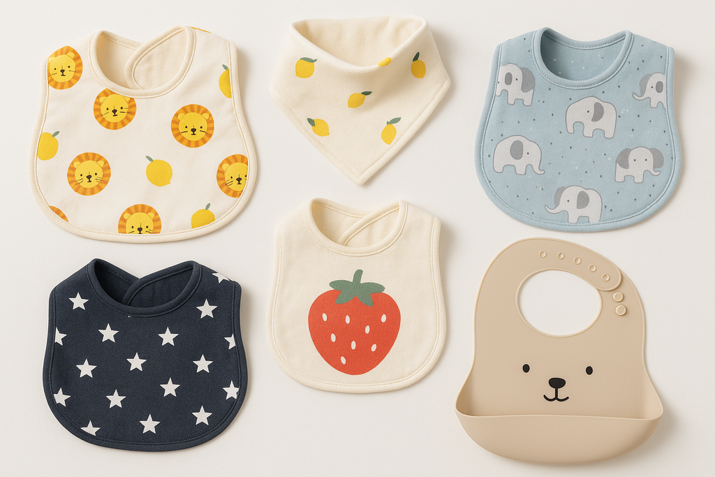 Baby Bibs Collection Product Display