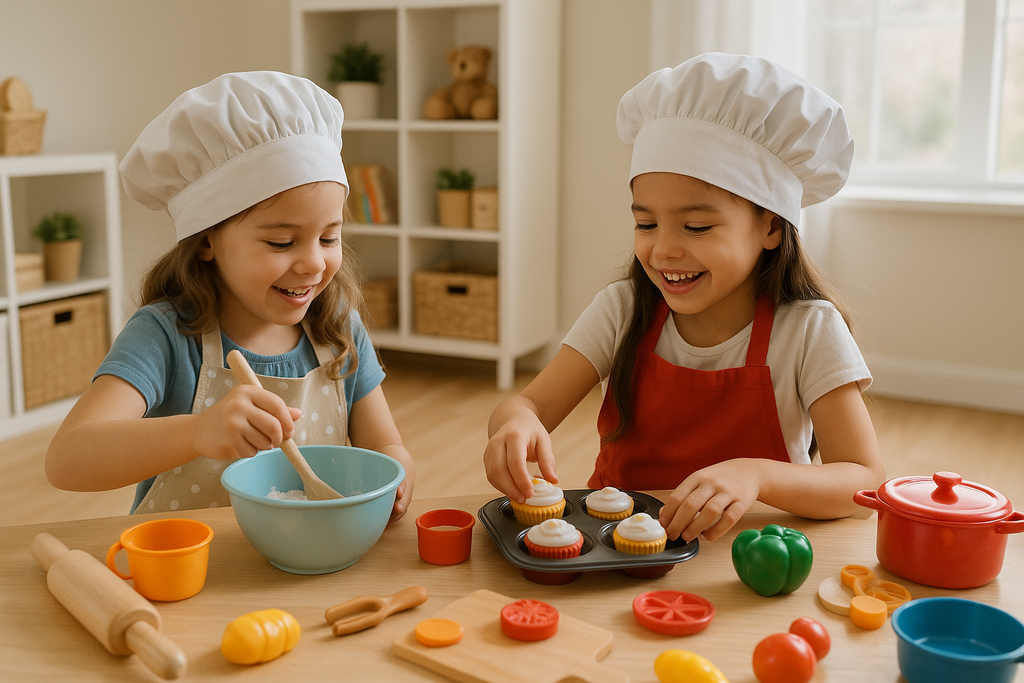 Girls' Cooking & Baking Set - Girls Playing Chef