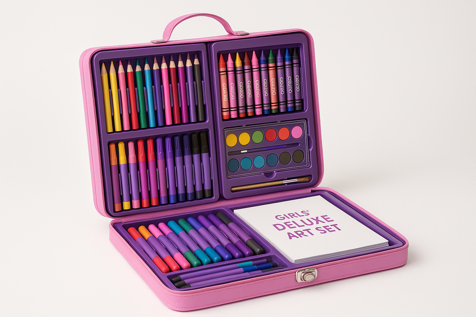 Girls' Deluxe Creative Art Set - Product Photo