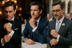 Men's Premium Cufflinks Collection - Lifestyle Photography