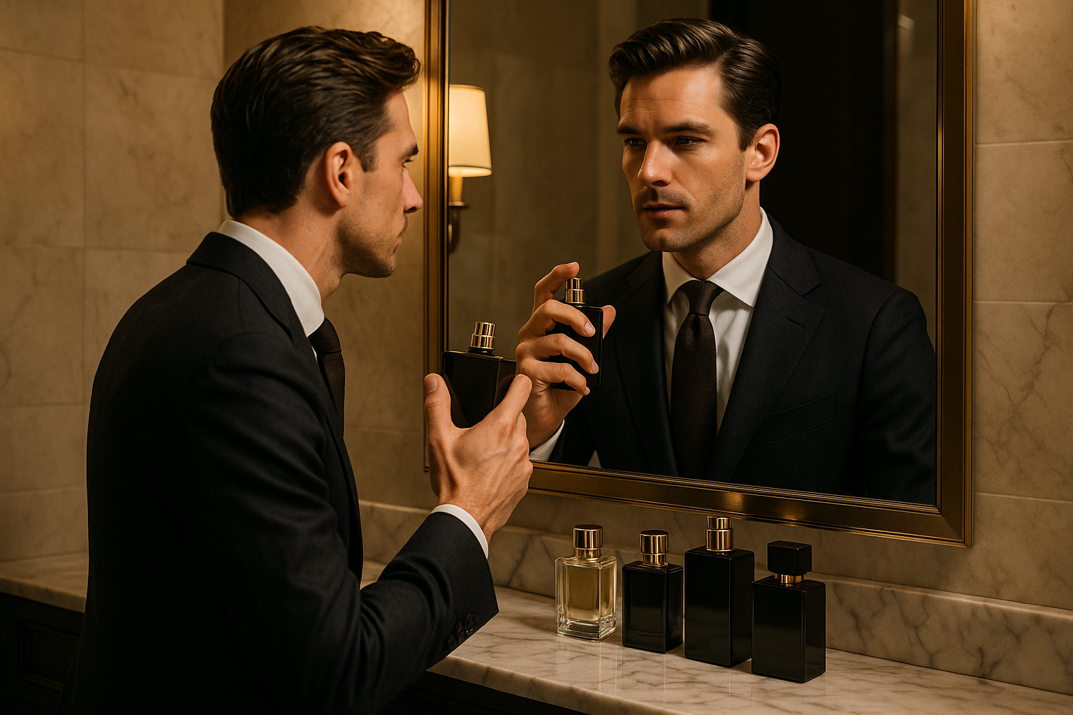 Men's Luxury Fragrance - Lifestyle Application