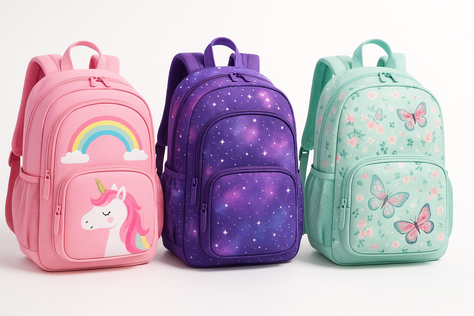 Girls' School Backpack Collection - Product Display