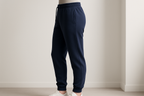 All-Gender Comfort Joggers - Navy Blue Side View
