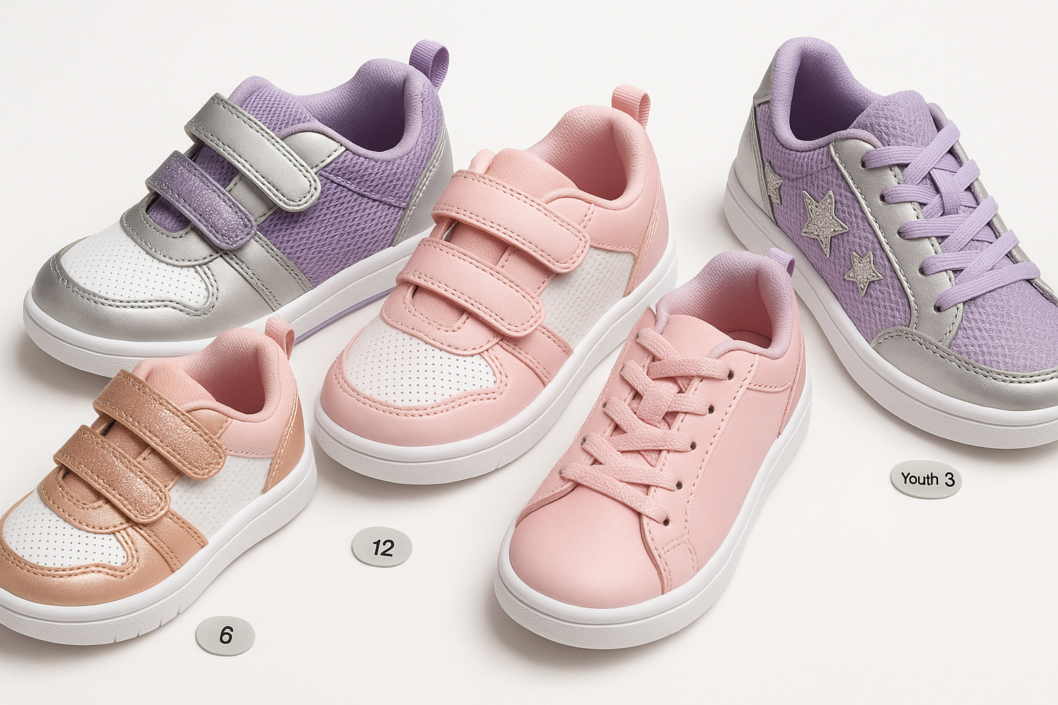Girls Sneakers Variants