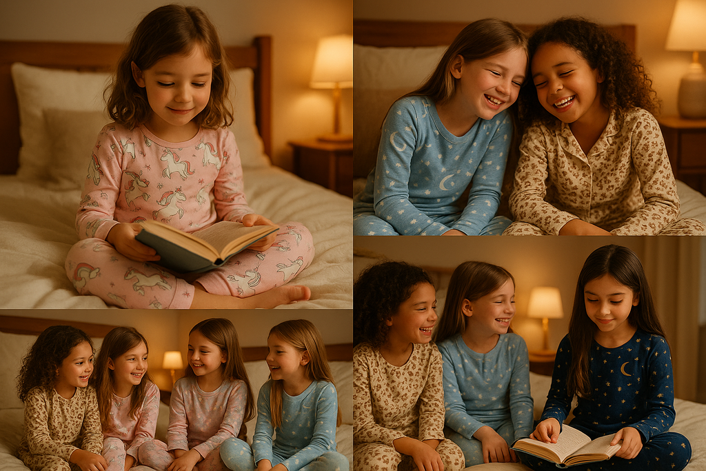 Girls' Cozy Pajama Set Collection - Bedtime Lifestyle