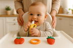Baby Using Teething Toys - Development Photography