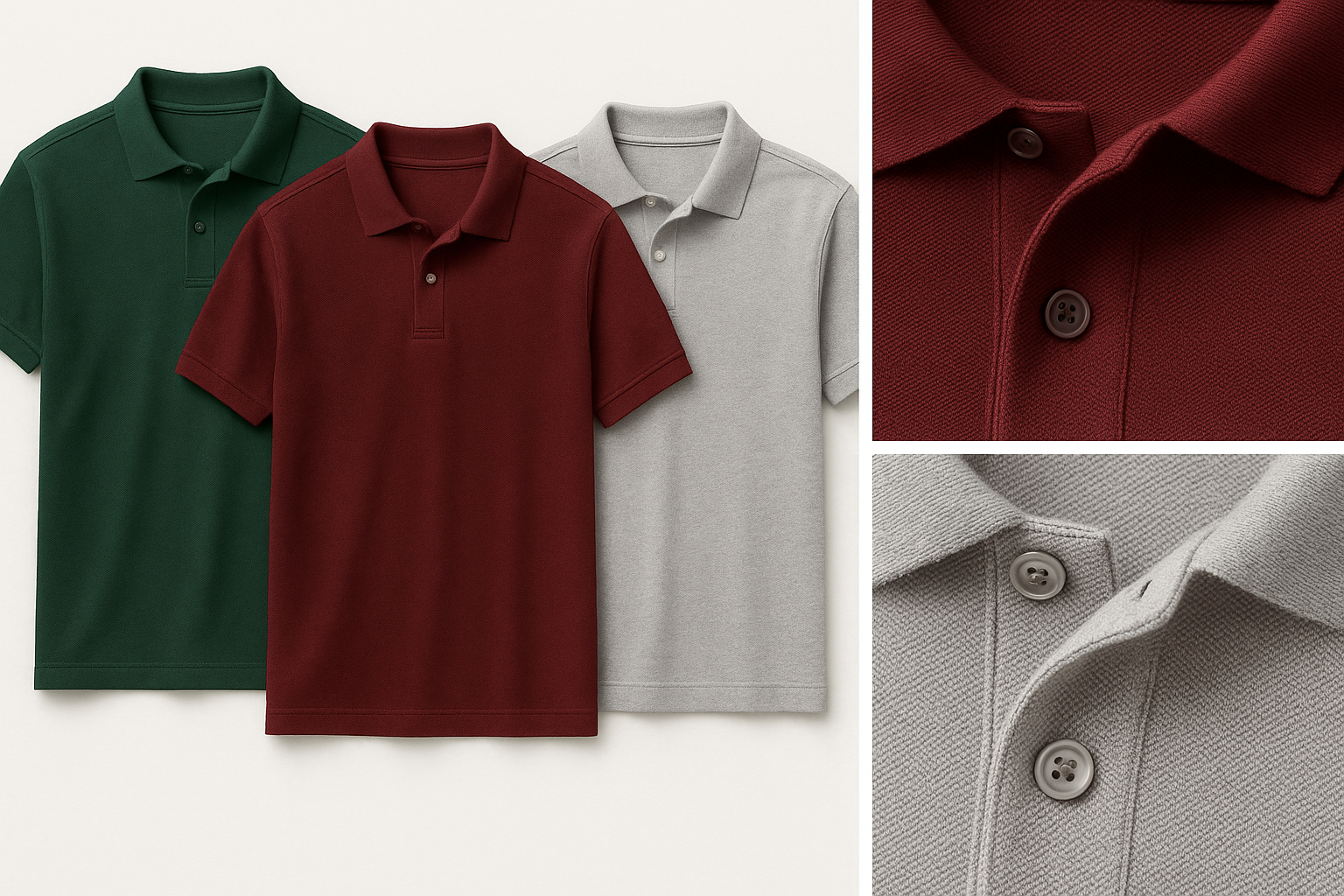 Men's Polo Shirts - Color Variations