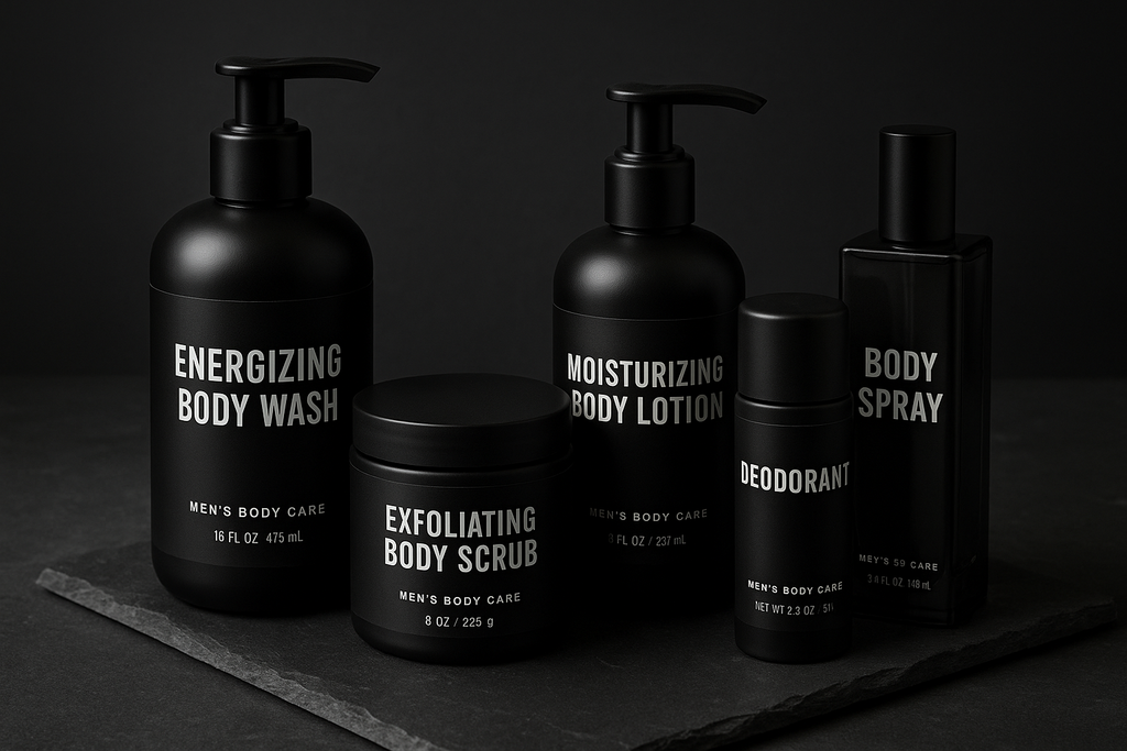 Men's Premium Body Care Essentials Set - Product Display