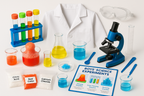 Boys' Science Experiment Kit - Laboratory Equipment Display