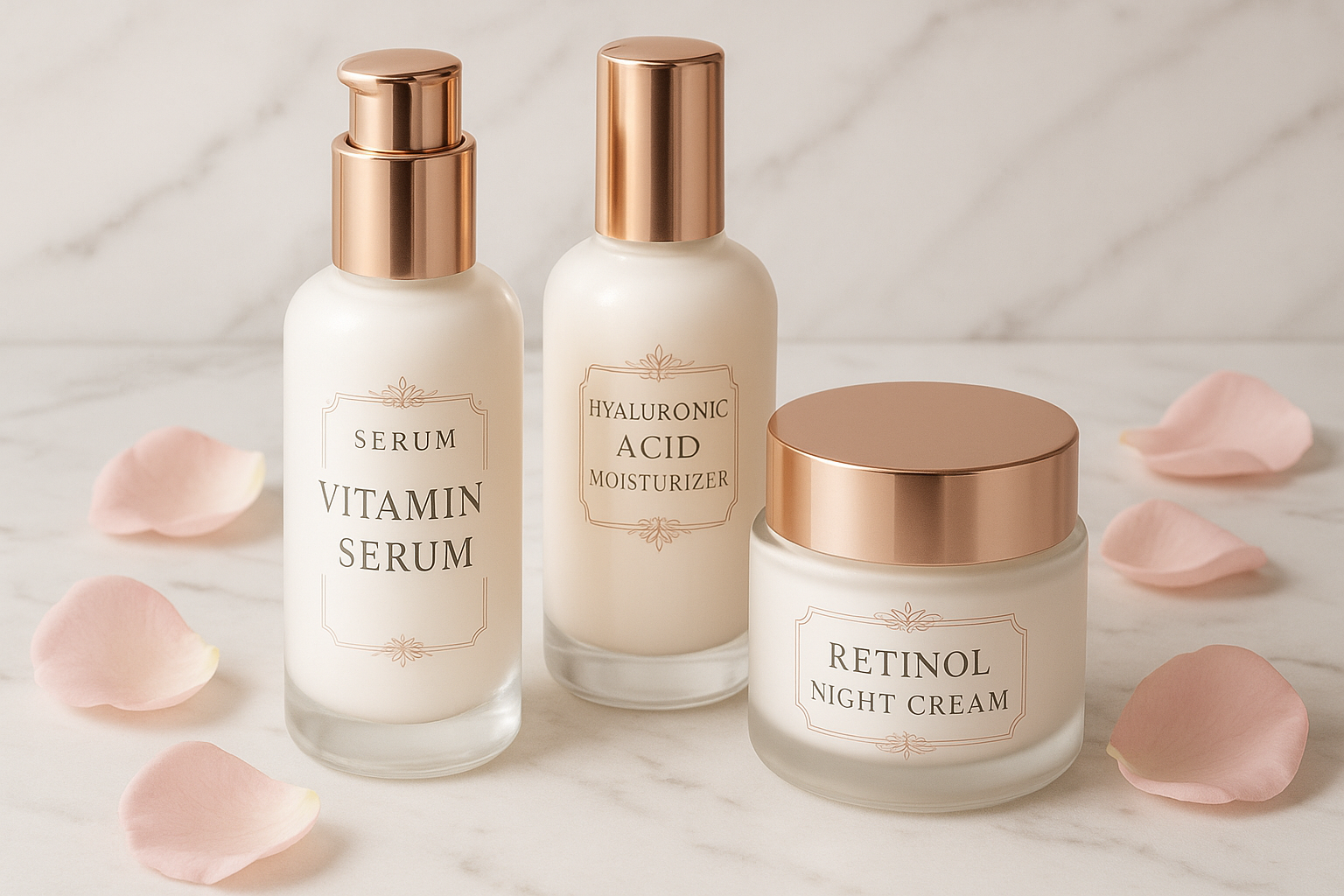Women's Luxury Skincare Set - Product Shot