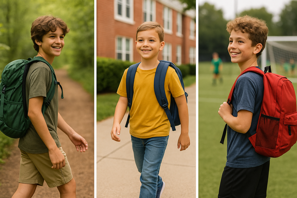Boys Adventure Backpack Collection - Lifestyle Usage