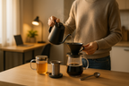 All-Gender Premium Coffee & Tea Brewing Set - Lifestyle Usage