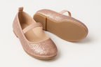 Girls' Sparkly Ballet Flats - Product Photo