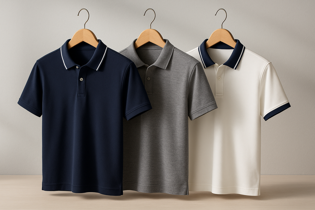 Men's Premium Casual Polo Shirt Collection - Product Display