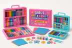 Girls' Art & Craft Creativity Kit - Product Display