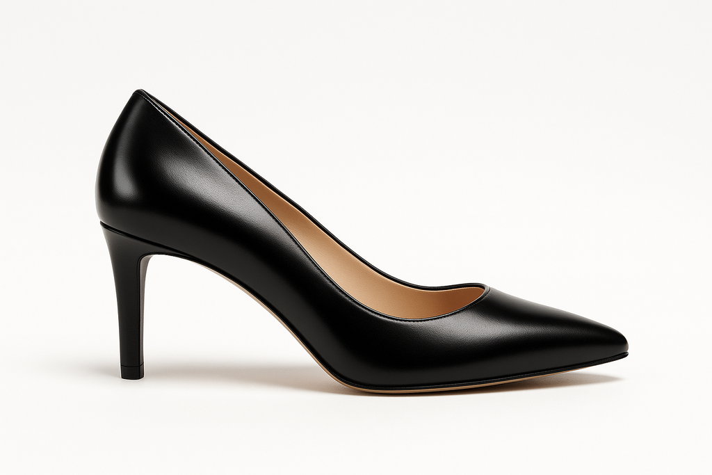 Women's Classic Black Pumps - Professional View