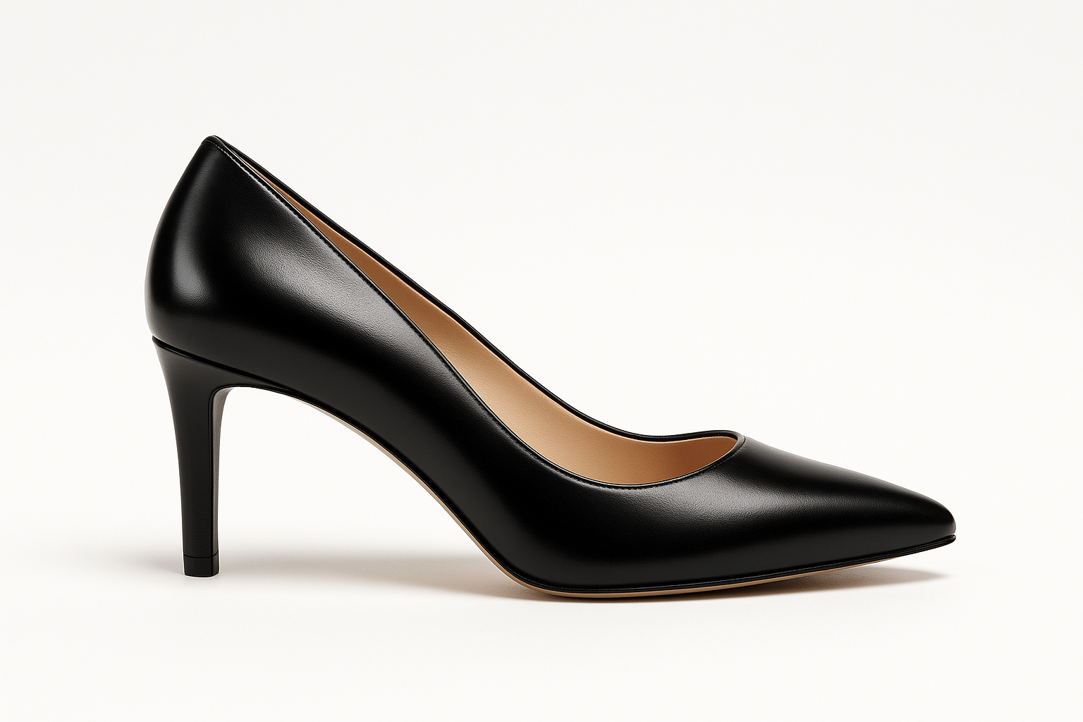 Women's Classic Black Pumps - Professional View