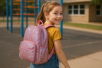 Girls' Sparkly Backpack Collection - Lifestyle Image