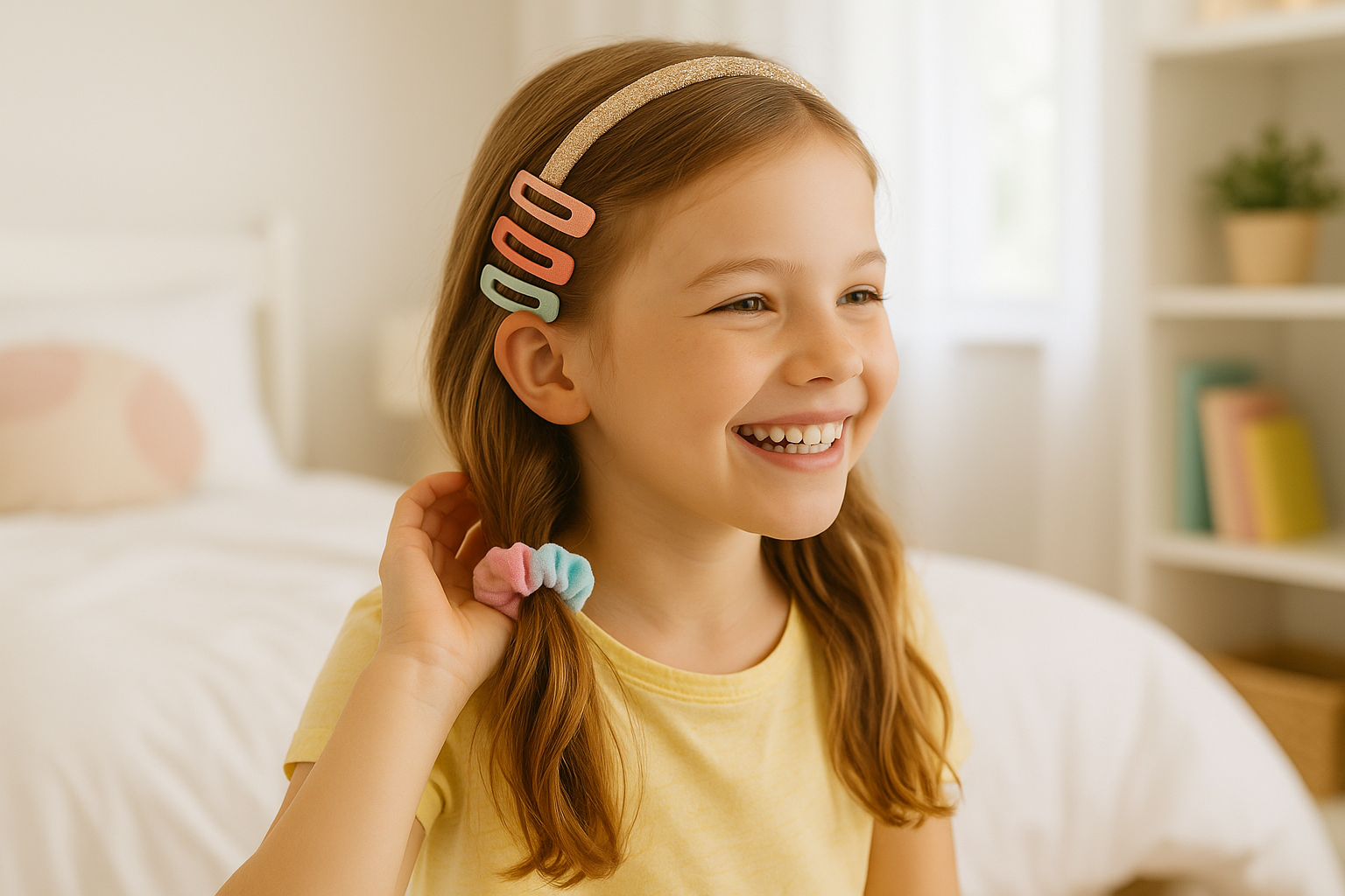 Girls Hair Accessories Set - Lifestyle Photo