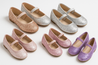 Girls' Sparkly Ballet Flats - Product Collection