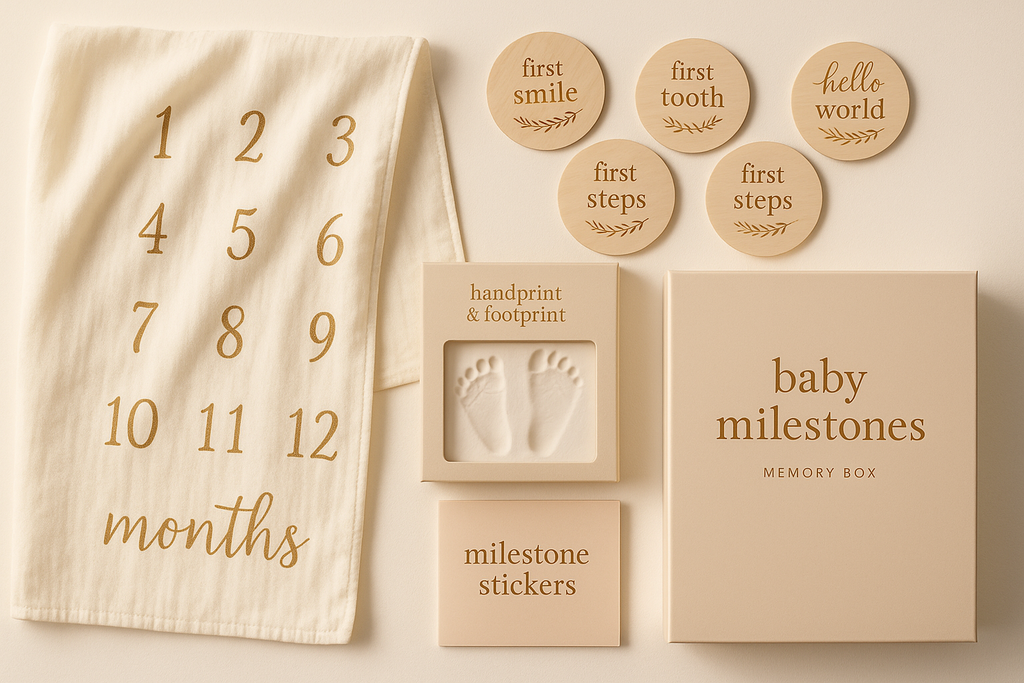 Baby Milestone Memory Set - Product Photography