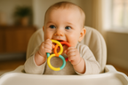Baby Using Teething Ring - Lifestyle Photo