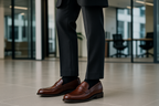 All-Gender Professional Business Loafers - Office Lifestyle Shot
