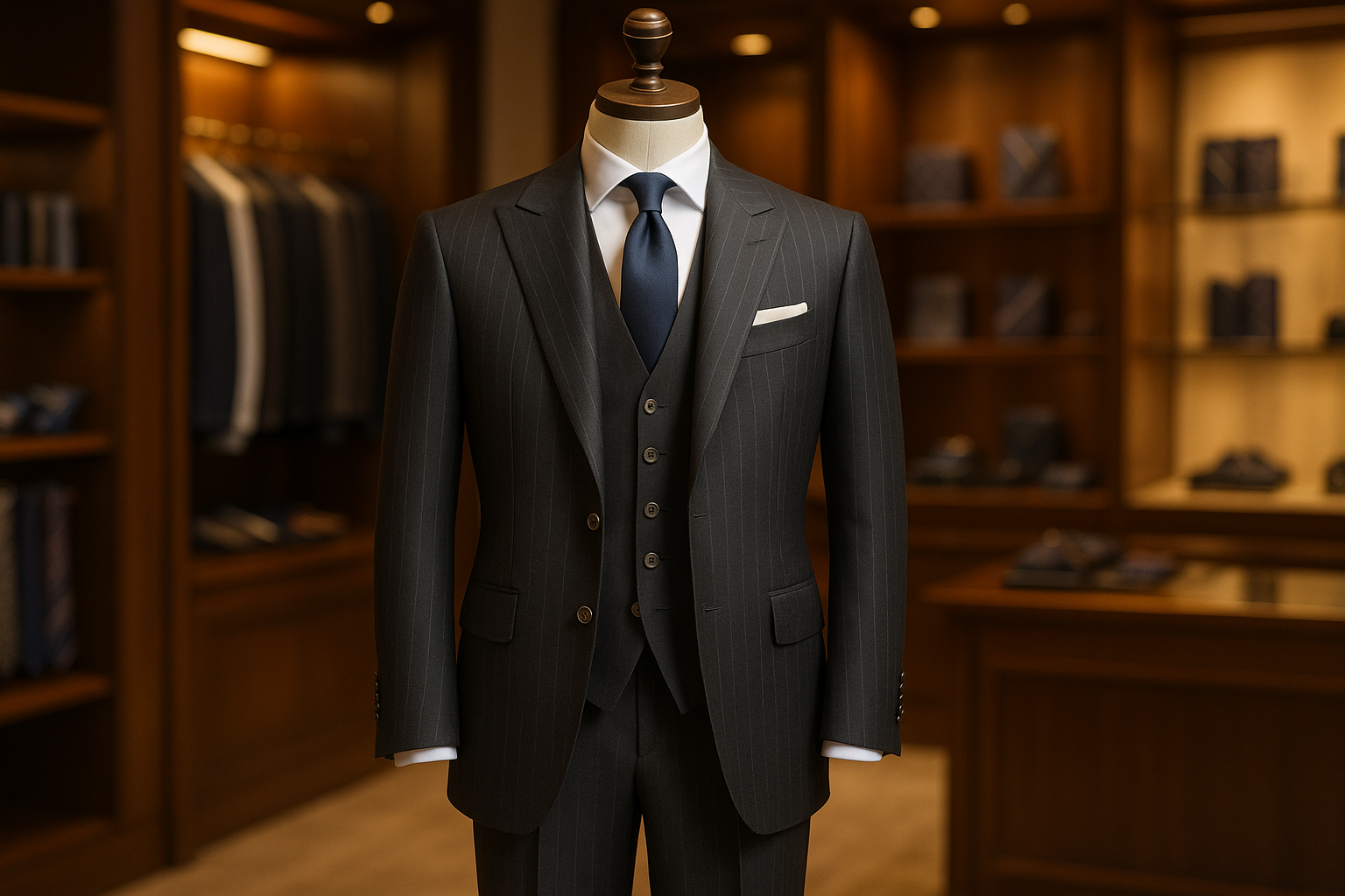 Premium Executive Business Suit - Single Display