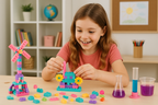Girls' Building Blocks & STEM Kit - Lifestyle Image