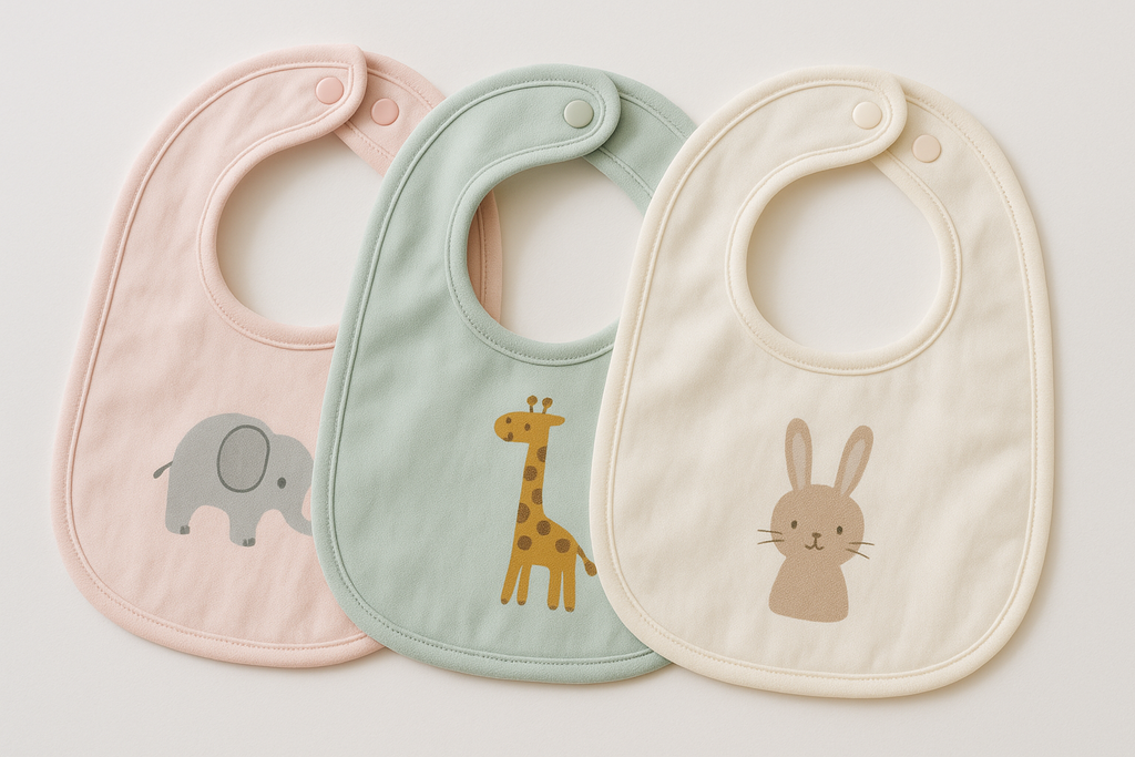 Baby Feeding Bib Set - Product Photography