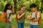 Kids Adventure Explorer Backpack & Outdoor Kit - Children Exploring