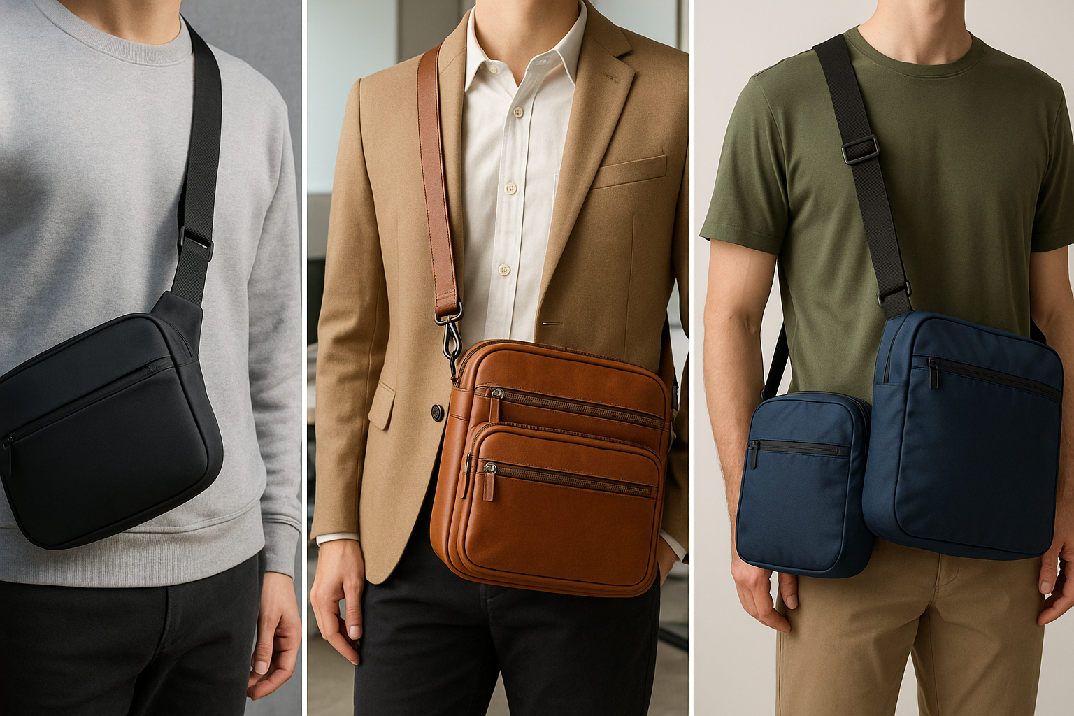 All-Gender Crossbody Bag Collection - Product Variants