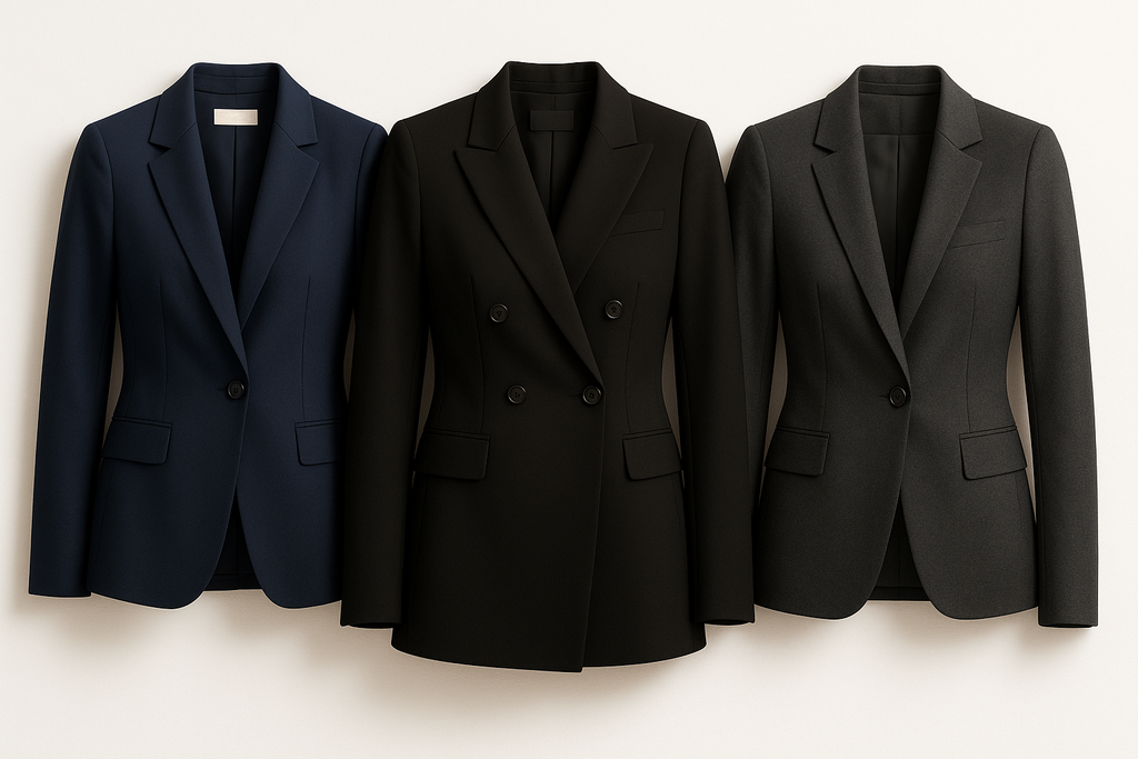 Women's Professional Blazer Collection - Product Showcase