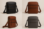 Minimalist Leather Crossbody Bag Product Display