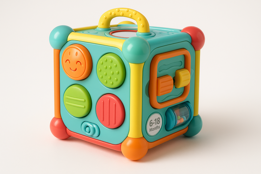 Baby's Sensory Activity Cube Collection - Product Photo