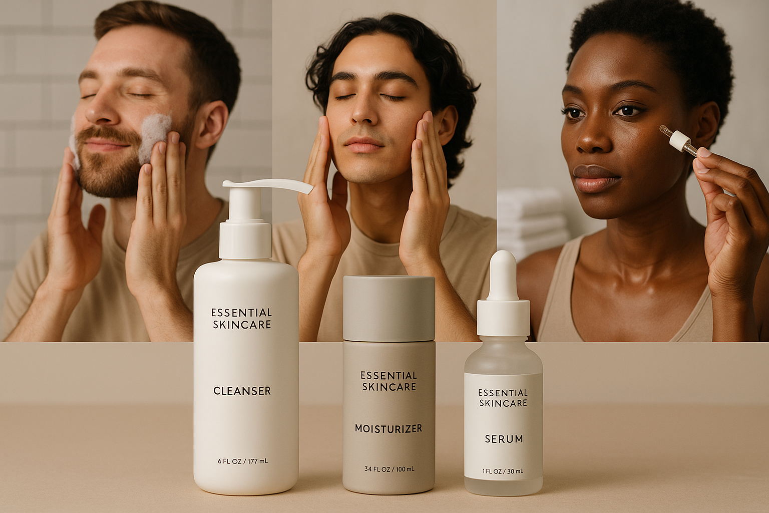All-Gender Skincare Set - Lifestyle