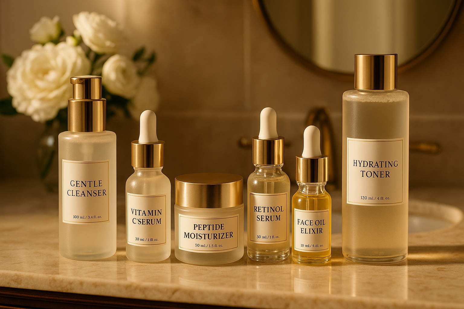 Deluxe Set - Complete Anti-Aging Skincare System